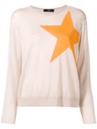 Steffen Schraut Star Pattern Jumper - Neutrals