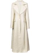 Rosie Assoulin Long Single-breasted Coat - Yellow & Orange