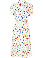 Hvn Cherries Print Dress - White