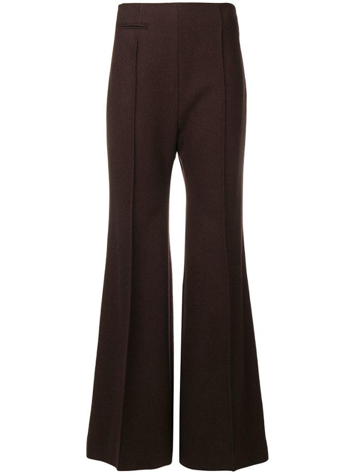 Kwaidan Editions Long Flared Trousers - Brown