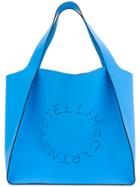 Stella Mccartney Perforated Logo Tote - Blue