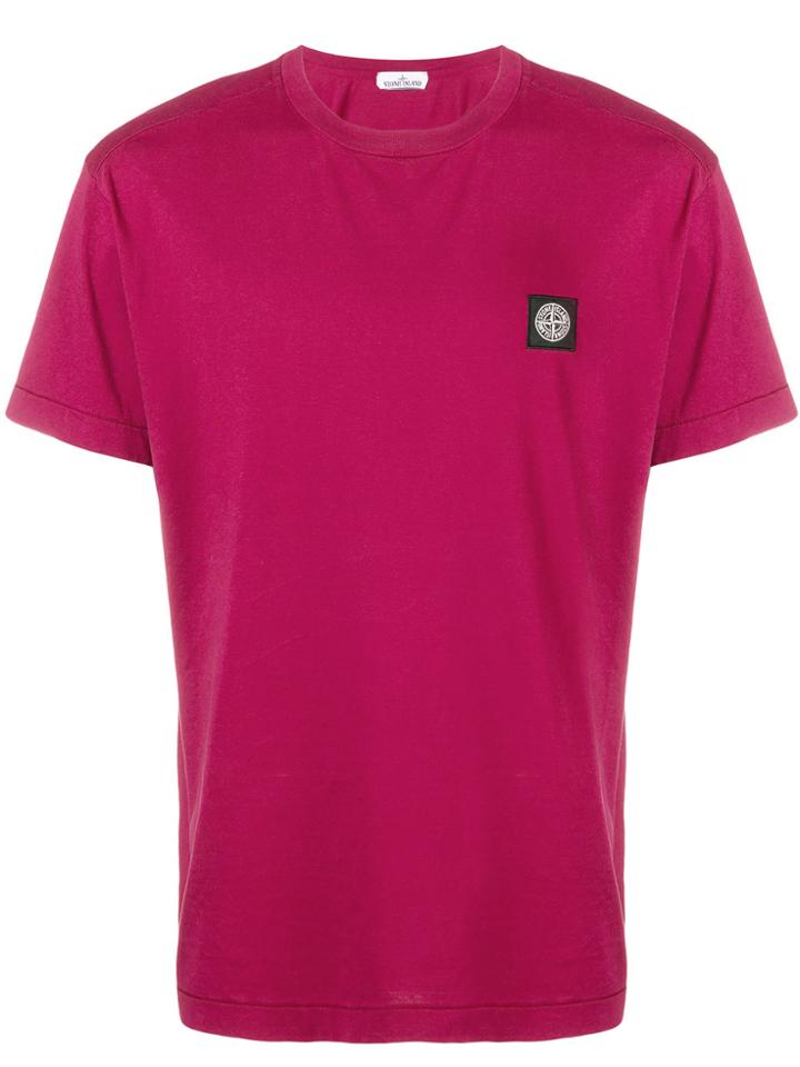Stone Island Jersey T-shirt - Pink & Purple