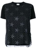 Twin-set Polka Star T-shirt - Black
