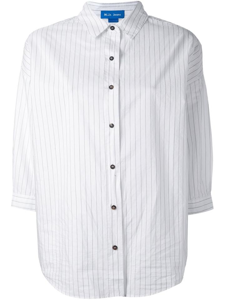Mih Jeans 'poets' Pinstripe Shirt