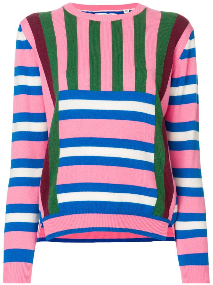 Chinti & Parker Striped Print Sweater - Multicolour