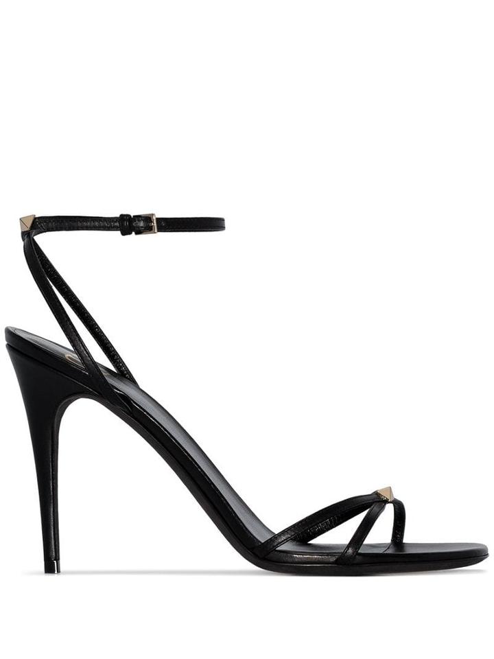 Valentino Valentino Garavani 100 Stud Embellished Strappy Leather