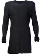 Hudson Fitted Rib Knit Sweatshirt
