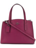 Coach Coach - Woman - Pbbl Lthr Charlie 28 Carryall - Purple