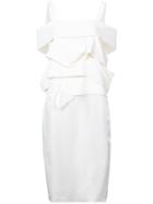 Derek Lam Draped Panel Cami Dress - White