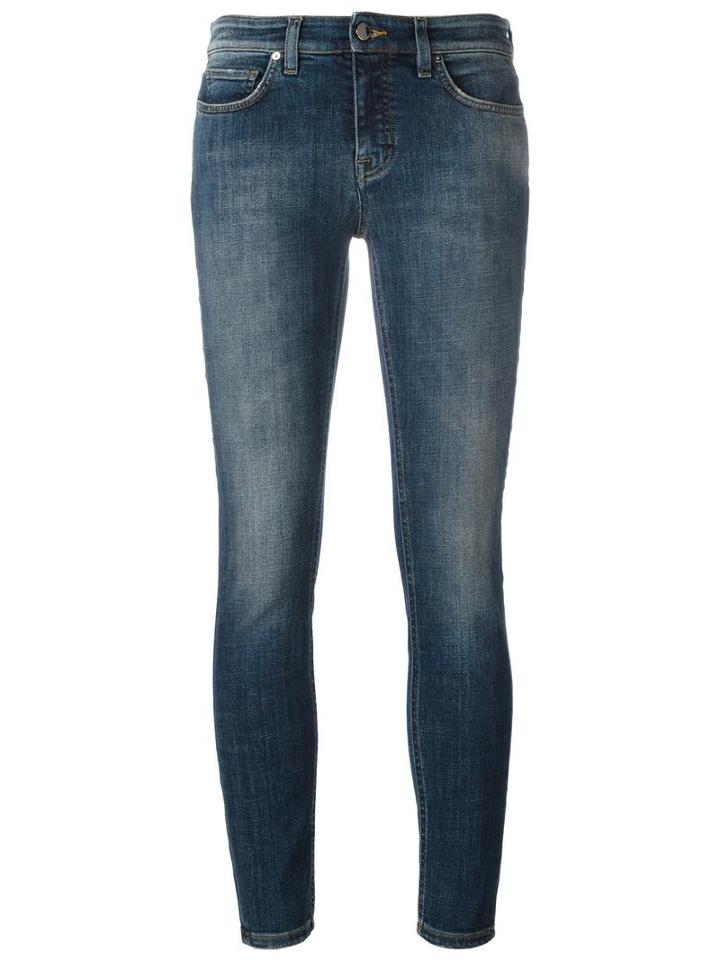 Victoria Victoria Beckham Skinny Jeans, Women's, Size: 29, Blue, Cotton/elastodiene/polyester