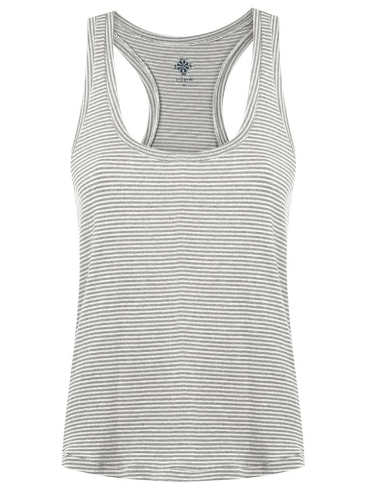 Talie Nk Round Neck Tank Top, Women's, Size: G, Grey, Cotton/polyester/spandex/elastane