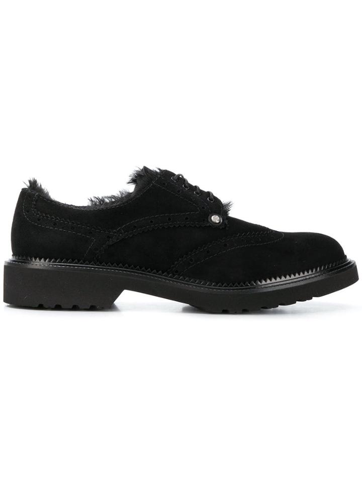 Cesare Paciotti Chunky Sole Brogues - Black