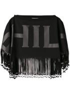 Philosophy Di Lorenzo Serafini Fringed Hem Jumper - Black