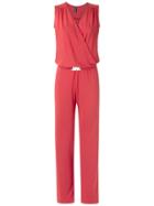 Lygia & Nanny Panelled Jumpsuit - Red
