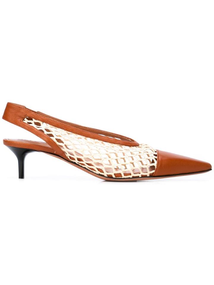Altuzarra 'peppino' Slingback Pumps - Brown