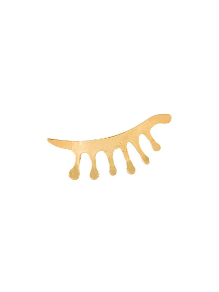 Wouters & Hendrix 'in Mood For Love' Eyelash Earring - Metallic