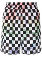 À La Garçonne + Olk Printed Nylon Shorts - Multicolour