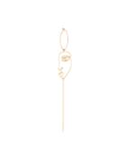 Sarah & Sebastian 'long Face Drop' Earring, Women's, Metallic