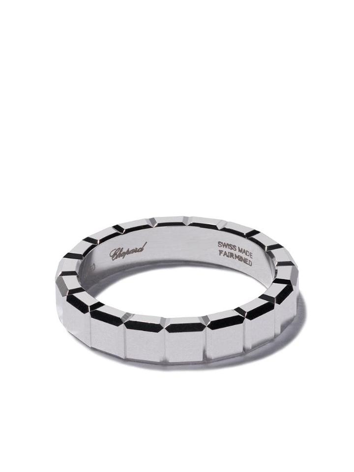 Chopard 18kt White Gold Ice Cube Ring - Fairmined White Gold
