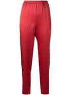 Forte Forte Elasticated Waist Trousers - Red