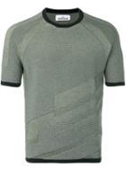 Stone Island - Knitted T-shirt - Men - Cotton - S, Green, Cotton