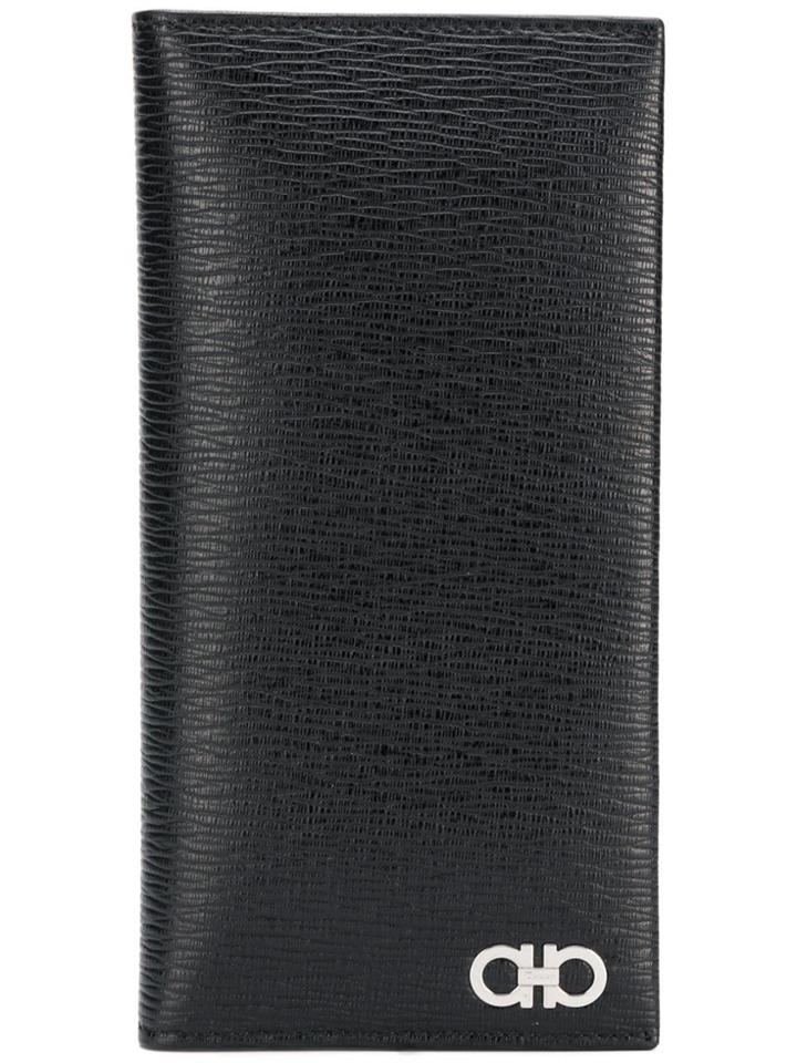 Salvatore Ferragamo Gancio Long Wallet - Black