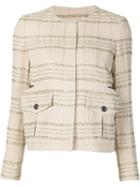 Msgm Lurex Striped Jacket