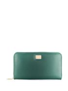 Dolce & Gabbana Logo Plaque Continental Wallet - Green