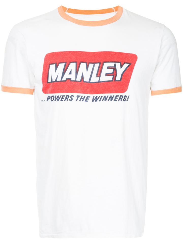Fake Alpha Vintage 1970s Manley Hot Rod T-shirt - White