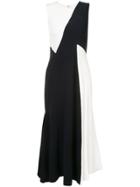 Kimora Lee Simmons Coloublock Flared Dress - Black