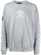 Versace Medusa Crew Neck Sweatshirt - Grey