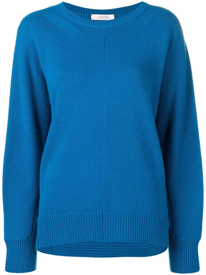Dorothee Schumacher Round Neck Sweater - Blue