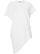 Lost & Found Ria Dunn Sheer Draped T-shirt - White
