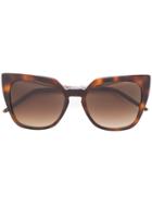 Karl Lagerfeld Chain Kl956s Sunglasses - Brown
