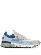 Premiata Printed Panel Sneakers - Grey