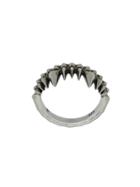 Kasun London Crocodile Bite Ring - Metallic