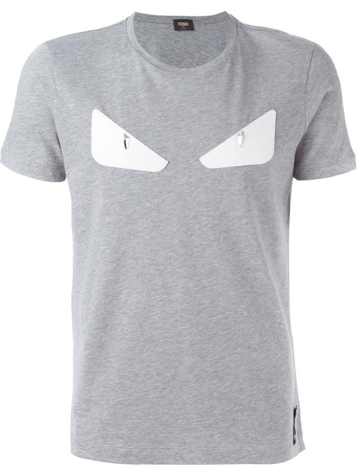 Fendi Monster Eyes Appliqué T-shirt