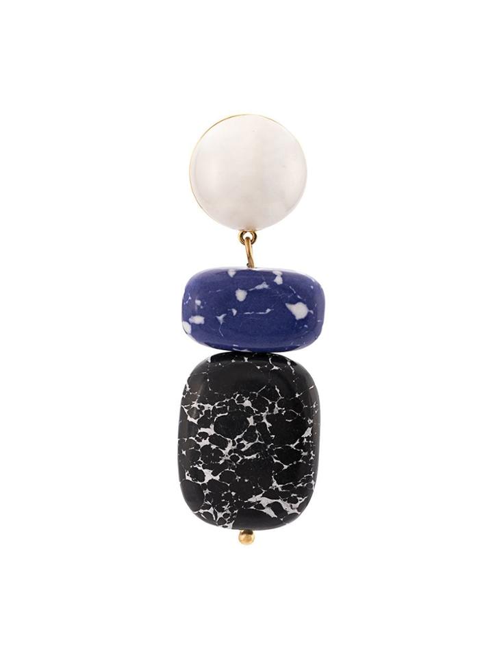 Lele Sadoughi Pearl Post Earrings - Black