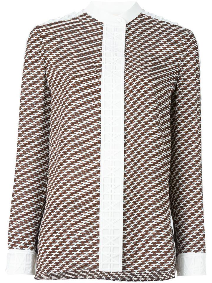 Tory Burch Braided Print Shirt