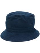 Thom Browne Wide Brim Stripe Detail Hat - Blue