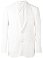 Pal Zileri - Classic Blazer - Men - Linen/flax/cupro - 50, White, Linen/flax/cupro