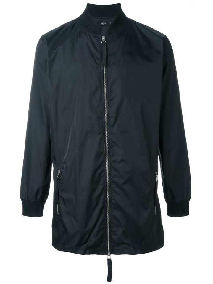 Blood Brother Ribbed Collar Zip Coat