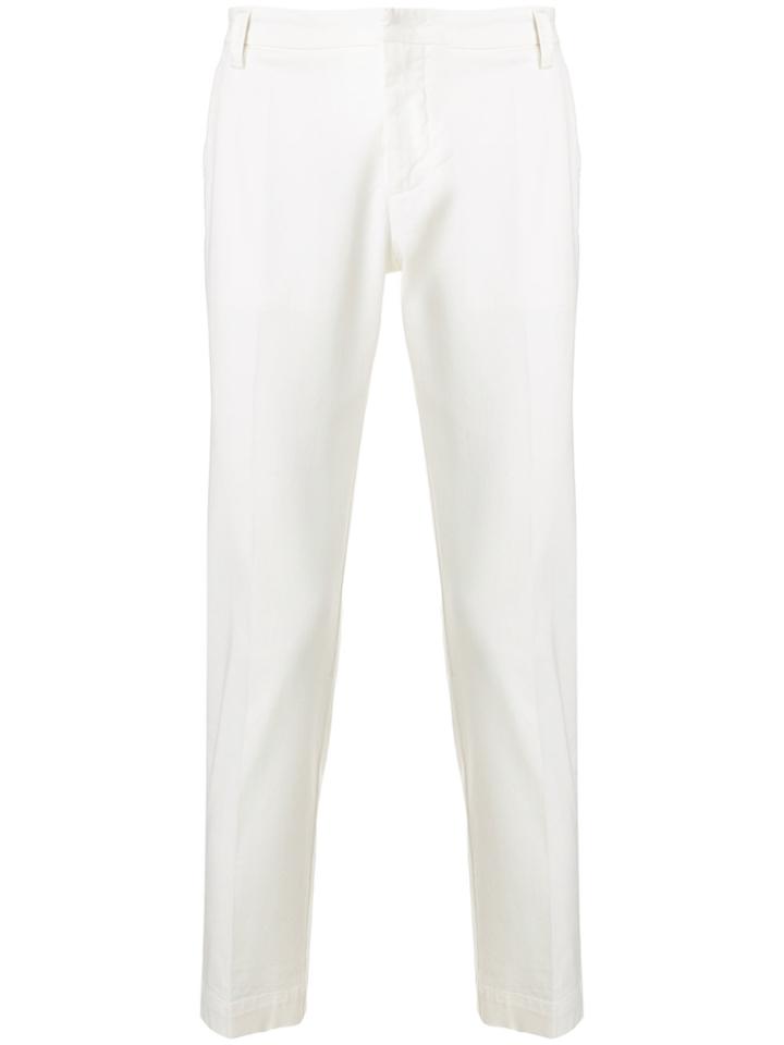 Entre Amis Tapered Trousers - White