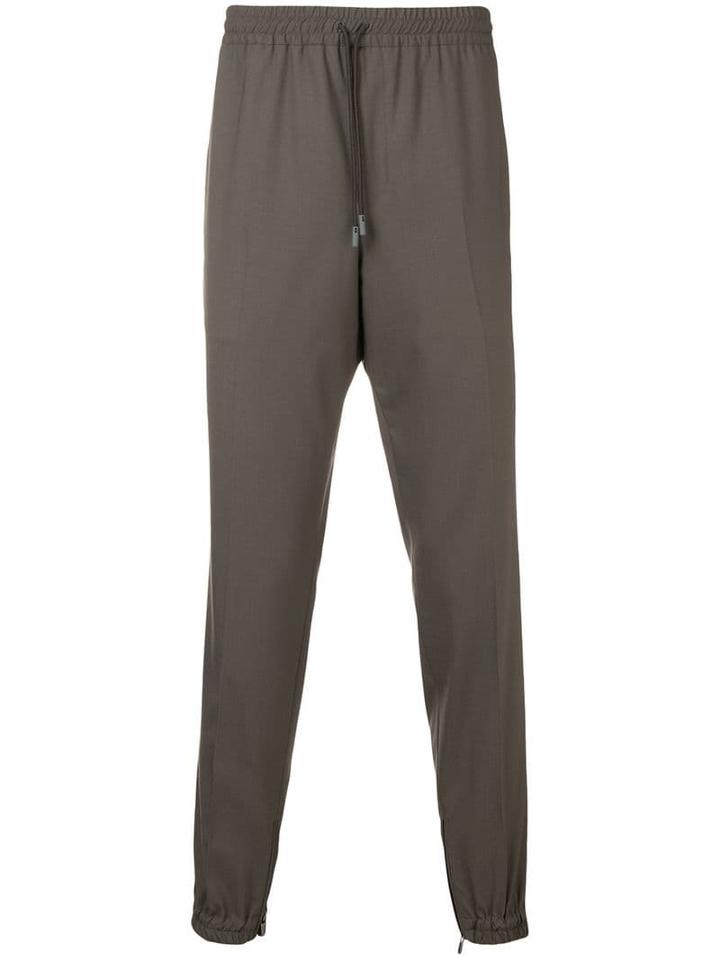 Ermenegildo Zegna Xxx Drawstring Trousers - Green