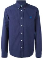 Kenzo 'mini Tiger' Button Down Shirt, Men's, Size: Small, Blue, Cotton