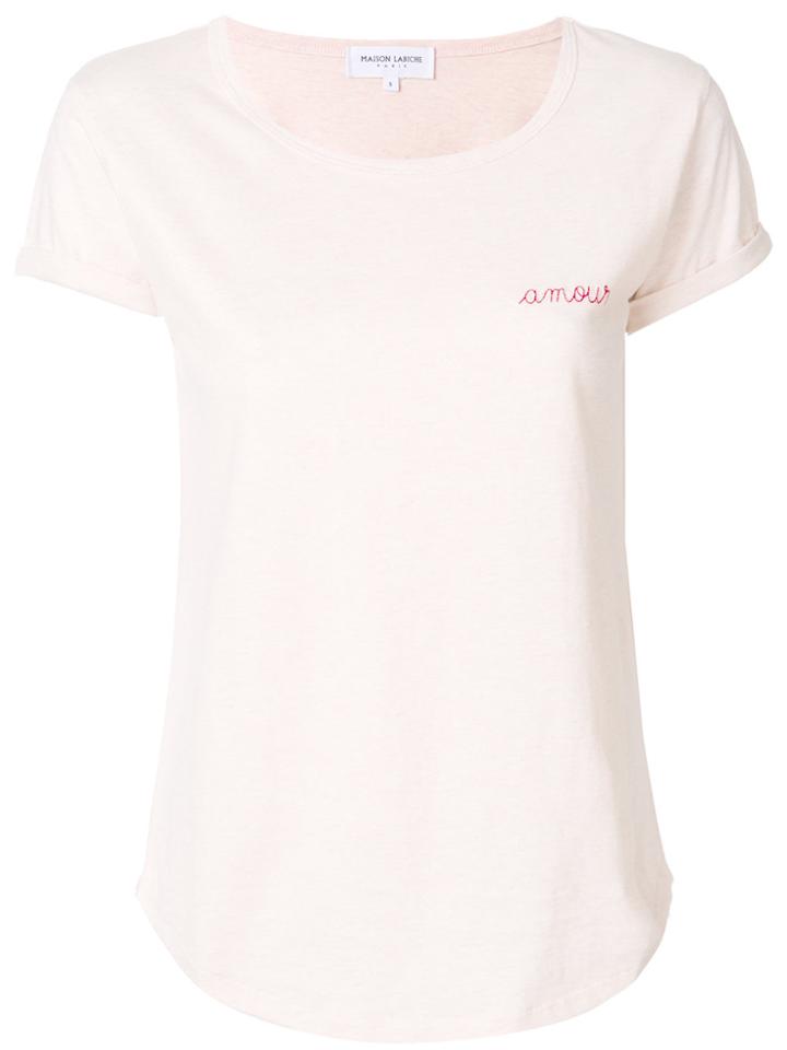 Maison Labiche Amout T-shirt - Pink & Purple