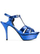 Saint Laurent Classic Tribute 75 Sandals - Blue