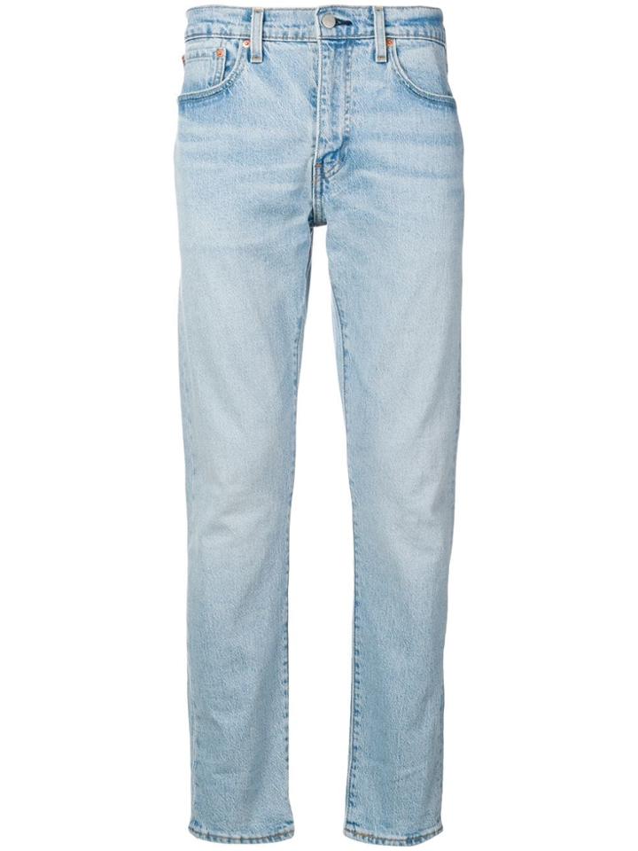 Levi's Distressed Slim Tapered Jeans - Blue