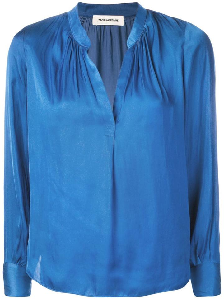Zadig & Voltaire Tink Satin Tunique - Blue