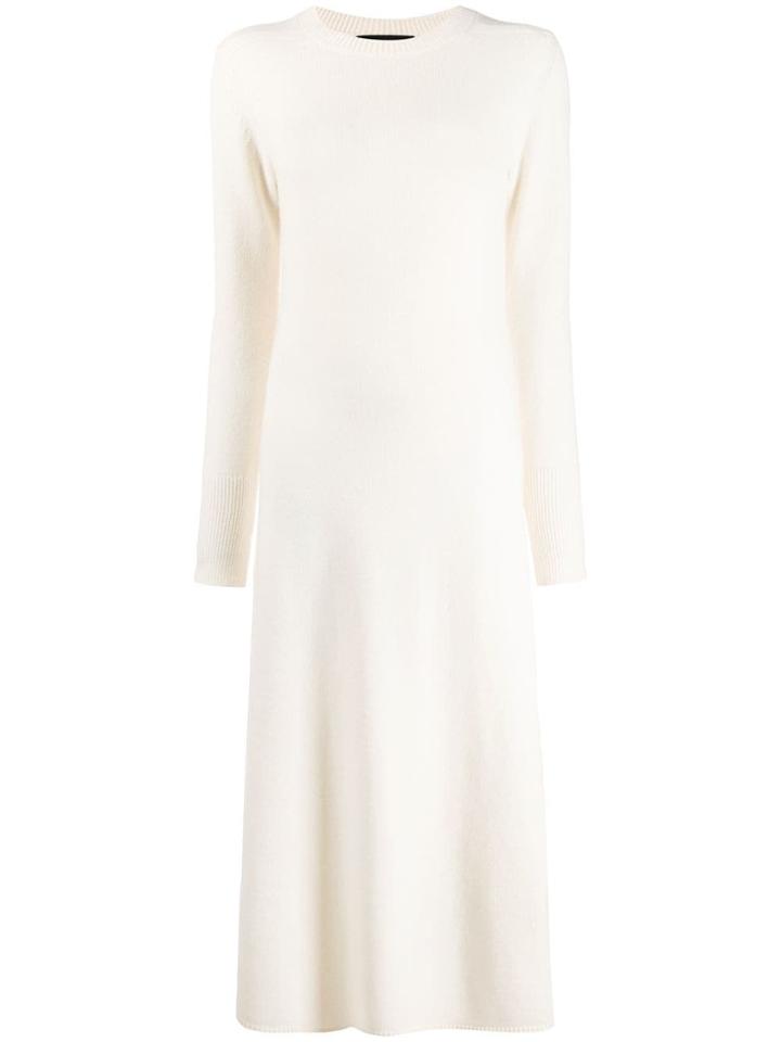 Joseph Cashmere Knitted Dress - White